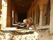 Tanya S plays in the mill ruins - picture #13