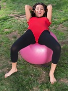 Outdoors exercise makes Selma Sins sexy - picture #18