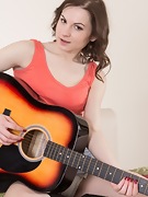 Guitar playing and sexy stripping with Whitney  - picture #3