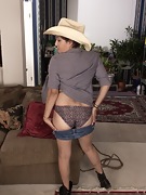 Lucy Dutch is the sexy cowgirl in denim shorts  - picture #27