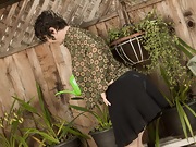 Artemesia strips naked and puts on hot outdoor show  - picture #7