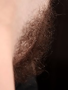 Nessy lifts her dress and reveals her lovely hairy secret - picture #32