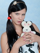 Bianka loves to play with her stuffed animals - picture #2