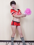 Rubina is a sexy and stripping cheerleader  - picture #6