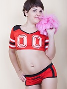 Rubina is a sexy and stripping cheerleader  - picture #9