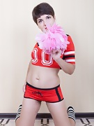 Rubina is a sexy and stripping cheerleader  - picture #13