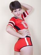 Rubina is a sexy and stripping cheerleader  - picture #18