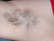 Cleo is a hairy brunette with a hairy pussy - picture #5