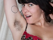 Cleo is a natural babe with a hairy pussy - picture #25