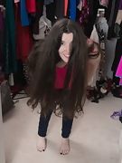 Gabby Smith tries on clothes in her closet - picture #2