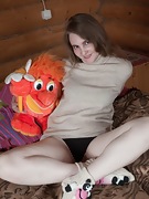 Malta masturbates in bed with a favorite toy  - picture #8