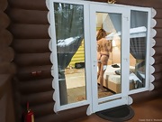 Candy Red masturbates in her wooden chalet - picture #10