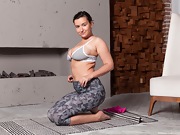 Ramira strips naked as she does her yoga - picture #12