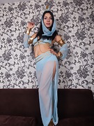 Tanita strips naked in her belly dancer uniform  - picture #4