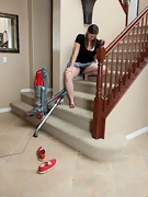 Lindsay makes vacuuming sexy - picture #13