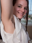 Jackie Paige lets her hairy pussy hang out - picture #18