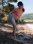 Nimfa Mannay strips naked in the outdoors  - picture #11