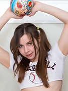 Little Ira Verber enjoys orgasms and her ball - picture #16