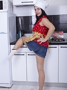 Tanita has fun being naked in her kitchen - picture #10