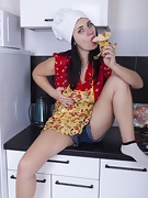 Tanita has fun being naked in her kitchen - picture #19