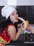 Tanita has fun being naked in her kitchen - picture #22
