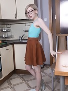 Abby has sensual orgasms in her kitchen - picture #13