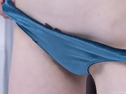Cirly masturbates in bed with her dildo - picture #20