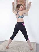 Alexia Allen gets naked during her sexy workout - picture #2