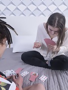 Eliza Thorn has hot sex while playing cards - picture #2