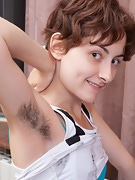 Alisa continues hairy pussy party at home - picture #23