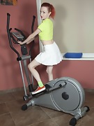 Eva Strawberry finishes her sexy workout - picture #16