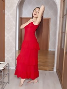 Nata is elegant as she strips nude in her hallway - picture #5