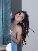 Miri Di masturbates with her dildo in bed - picture #6