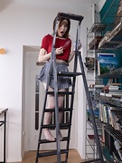 Milka Way masturbates after climbing her rack - picture #29