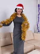 Ramira strips naked wearing her holiday hat - picture #11