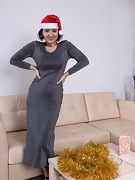 Ramira strips naked wearing her holiday hat - picture #15