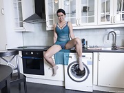 Ramira enjoys getting naked in her kitchen - picture #16