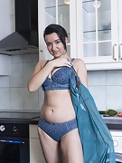 Ramira enjoys getting naked in her kitchen - picture #20