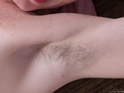 Lacey is wide open with her hairy pussy - picture #11