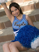 Hairy Sasha Yung's cheerleader routine - picture #2