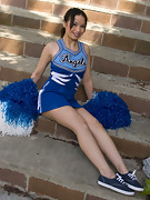 Hairy Sasha Yung's cheerleader routine - picture #15